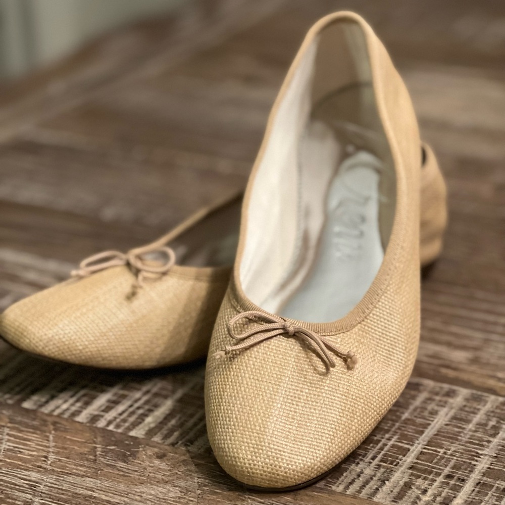 COPY - J.CREW WOMENS WOVEN ZOE BALLET FLATS